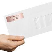 バラ金ゴールド赤面差出人住所ラベル ラベル