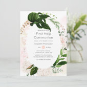 バラ金ゴールド赤面幾何学的な緑の聖域 招待状 (スタンド正面)