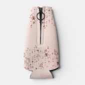 バラ金ゴールド赤面星モノグラムパーティー ボトルクーラー (裏面)