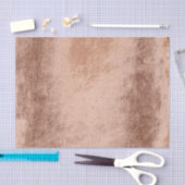 バラ金ゴールド赤面金属皮質銅コテージ 薄葉紙 (クラフト)