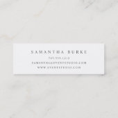 バラ金ゴールド選択 スキニー名刺 (裏面)