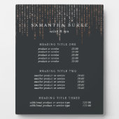 バラ金ゴールド選択 |価格とサービスの表示 フォトプラーク (正面)