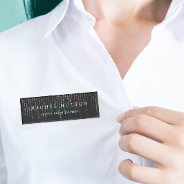 バラ金ゴールド選択 名札