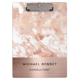 バラ金ゴールド金属大理石コンサルタントビジネス クリップボード