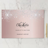 バラ金ゴールド銀グリッター事業紙ランチョンマット ペーパーパッド (インサイチュ)