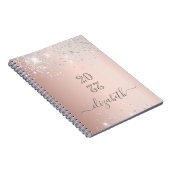 バラ金ゴールド銀名スクリプト ノートブック (右側)