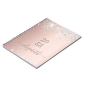 バラ金ゴールド銀名スクリプト ノートブック (左側)