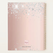 バラ金ゴールド銀文字 プランナー手帳 (裏面)