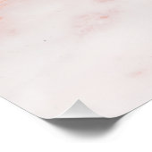 バラ金ゴールド銅ホワイトコーラルストーンマーブルカララ ポスター (コーナー)