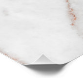 バラ金ゴールド銅ホワイトコーラルストーンマーブルカララ ポスター (コーナー)