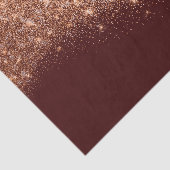 バラ金ゴールド銅金属グリッターブルガンディマルーン 薄葉紙 (詳細)