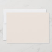 バラ金ゴールド額縁抽象芸術誕生日招待状 招待状 (裏面)