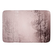 バラ金ゴールド高級メタリック バスマット (正面)