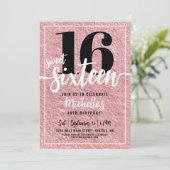 バラ金ゴールド16th誕生日パーティー 招待状 (スタンド正面)