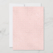 バラ金ゴールド19thバースデーパーティー招待箔フェイクー 招待状 (裏面)