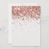 バラ金ゴールド1st誕生日パーティの招待状 招待状 (裏面)