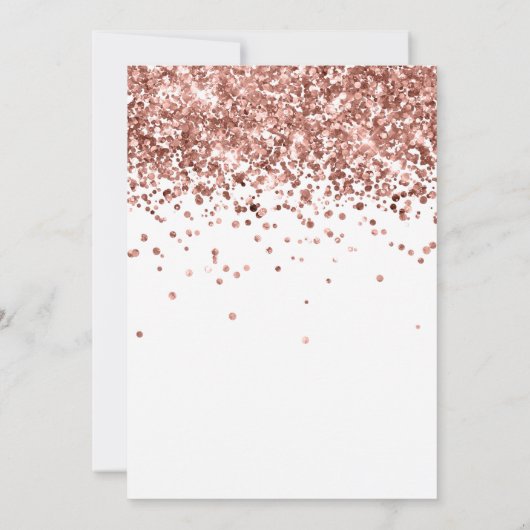 バラ金ゴールド2nd誕生日パーティの招待状 招待状 (裏面)