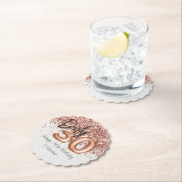 バラ金ゴールド30th誕生日パーティー ペーパーコースター