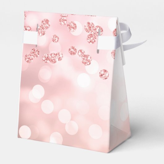 バラ金ゴールド40th誕生日ありがとうフローラ灯 フェイバーボックス (裏面サイド)