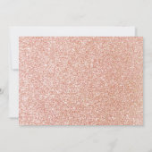 バラ金ゴールド50番目の誕生日招待状-メス50番目 招待状 (裏面)