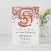 バラ金ゴールド5th誕生日パーティーへの招待 招待状 (スタンド正面)