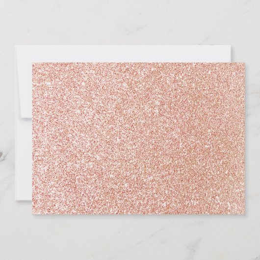 バラ金ゴールド60番目の誕生日招待状-メス60番目 招待状 (裏面)