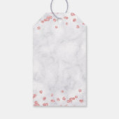 バラ金ゴールド60th誕生日サンキューグラムマーブル ギフトタグ (裏面)