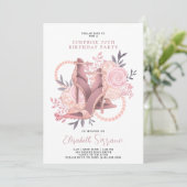 バラ金ゴールド70番目の誕生日サプライズ 招待状 (スタンド正面)