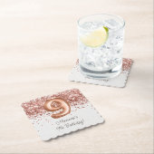 バラ金ゴールド9thバースデーパーティー ペーパーコースター (インサイチュ)