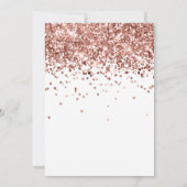 バラ金ゴールド9th誕生日パーティーへの招待 招待状 (裏面)