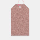 バラ金ゴールド&スタイリッシュグリッター結婚ズサンキュー ギフトタグ (裏面)