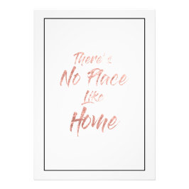 バラ金ゴールド – テーレスノプレイスライクホーム引用文プリント フォトプリント           