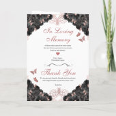 バラ金ゴールド&ブラックフローラティアラキンセアニェラプログラム 招待状 (裏面)