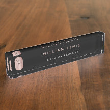 バラ金ゴールド&ブラックモノグラムミニマモダンリスト