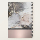 バラ金ゴールド&マーブルモノグラム先生プランナー プランナー手帳 (裏面)