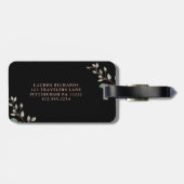 バラ金ゴールド|冒険が始まる引用文 ラゲッジタグ (裏面横)