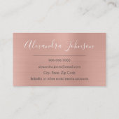 バラ金ゴールド – 卒業写真の学生カー連絡ド コーリングカード (裏面)