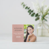 バラ金ゴールド – 卒業写真の学生カー連絡ド コーリングカード (スタンド正面)