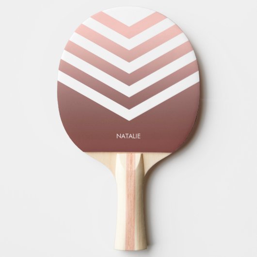 バラ金ゴールド 卓球ラケット (正面)