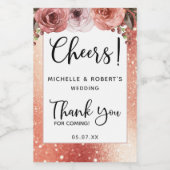 バラ金ゴールド、赤面応援、ワイン、酒好みラベル ワインラベル (シングルラベル)