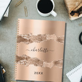 バラ金ゴールドagate marble nameスクリプト2025 プランナー手帳