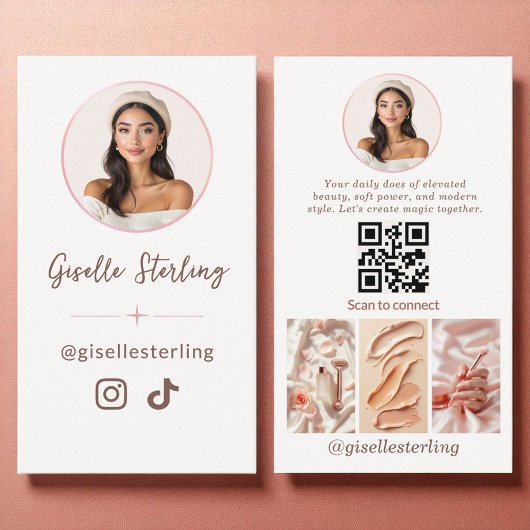 バラ金ゴールドInstagram TikTokソーシャルモダンメディア 名刺