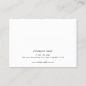 バラ金ゴールドLash Extensionsアフターケアの手順 名刺 (裏面)