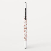 バラ金箔インディアンマンダラモノグラム名 Case-Mate iPhoneケース (裏面/左)