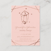 バラ金箔ジュエリー気に名刺 名刺 (正面)