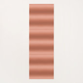 バラ金箔モパーソナライズされたノグラムヨガマット ヨガマット (裏面)