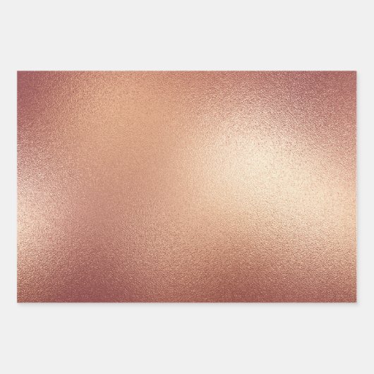 バラ金箔及びグリッター模様包み紙 ラッピングペーパーシート (正面3)