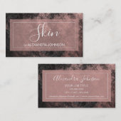 バラ金箔及び黒肌気に 名刺 (正面/裏面)