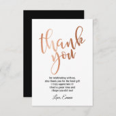 バラ金箔、サンキューカード サンキューカード (正面/裏面)