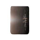 バラ金箔 バスマット (正面縦)